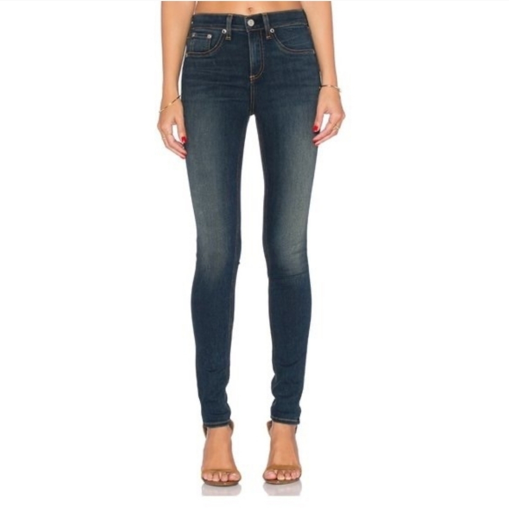 Rag & Bone Dark Blue Skinny Jeans